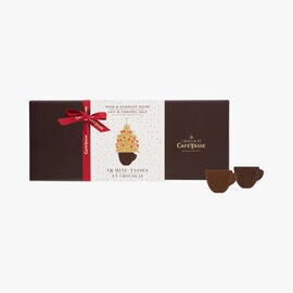 Chocolats de Noël à Offrir - Assortiment de Truffes au Chocolat Noir et  Caramel Salé - 60 Grammes : : Epicerie